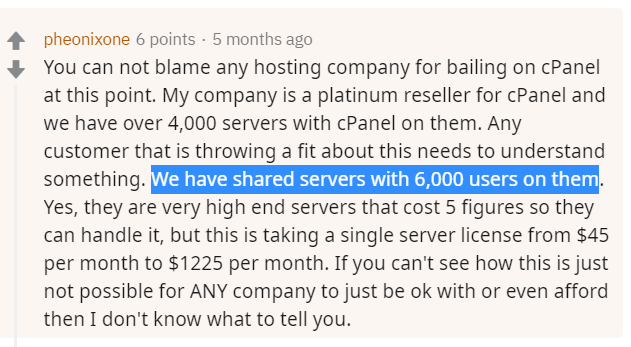Δημόσια παραδοχή για overselling από μεγάλη εταιρεία hosting